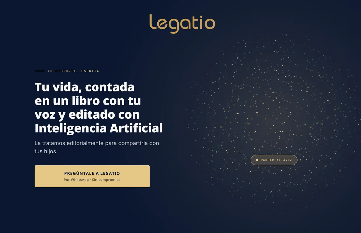Landing de captación de leads
